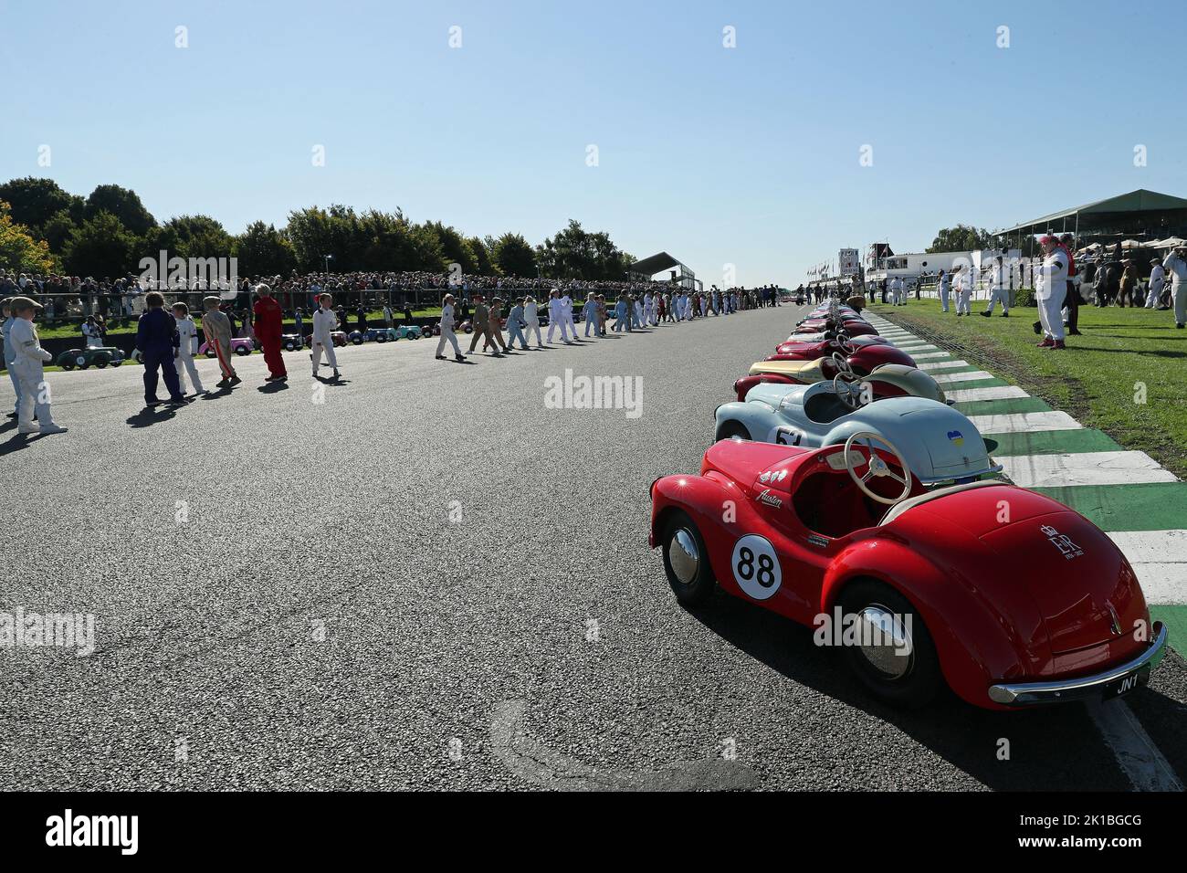 Goodwood, West Sussex, UK. 17th September 2022. ready for the start of