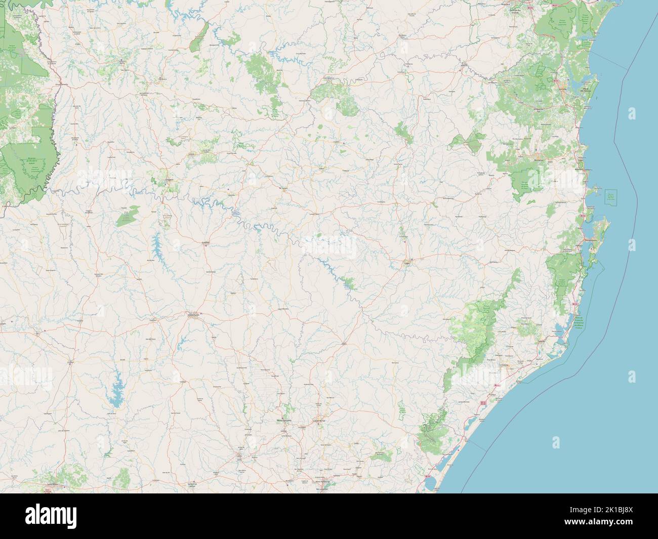 Santa Catarina, state of Brazil. Open Street Map Stock Photo Alamy