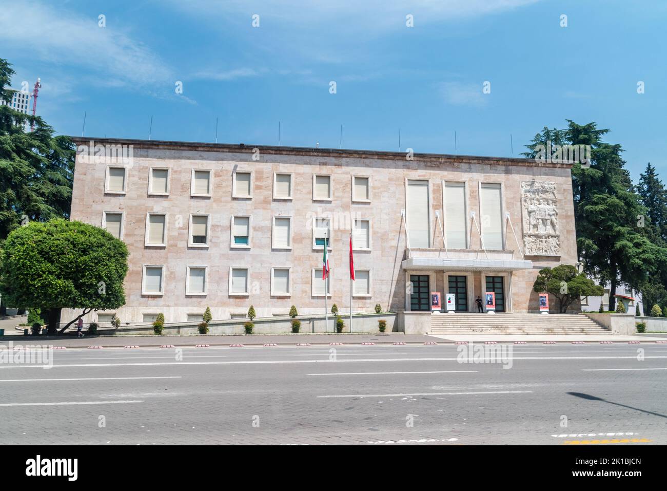 Tirana, Albania June 4, 2022 Building office of Prime Minister