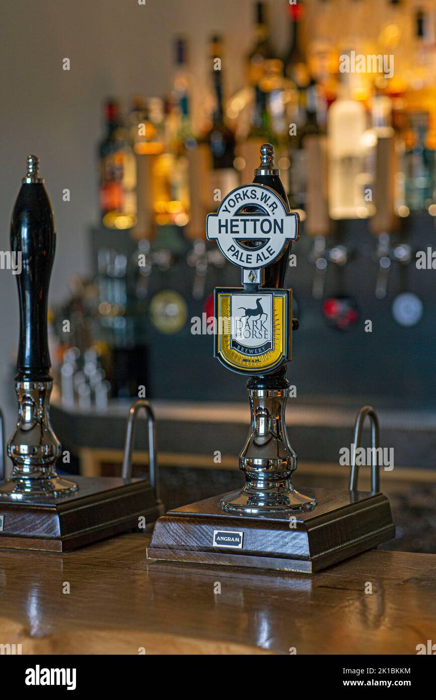 Gastro pub the Angel at Hetton in Yorkshire , United Kingdom Stock Photo