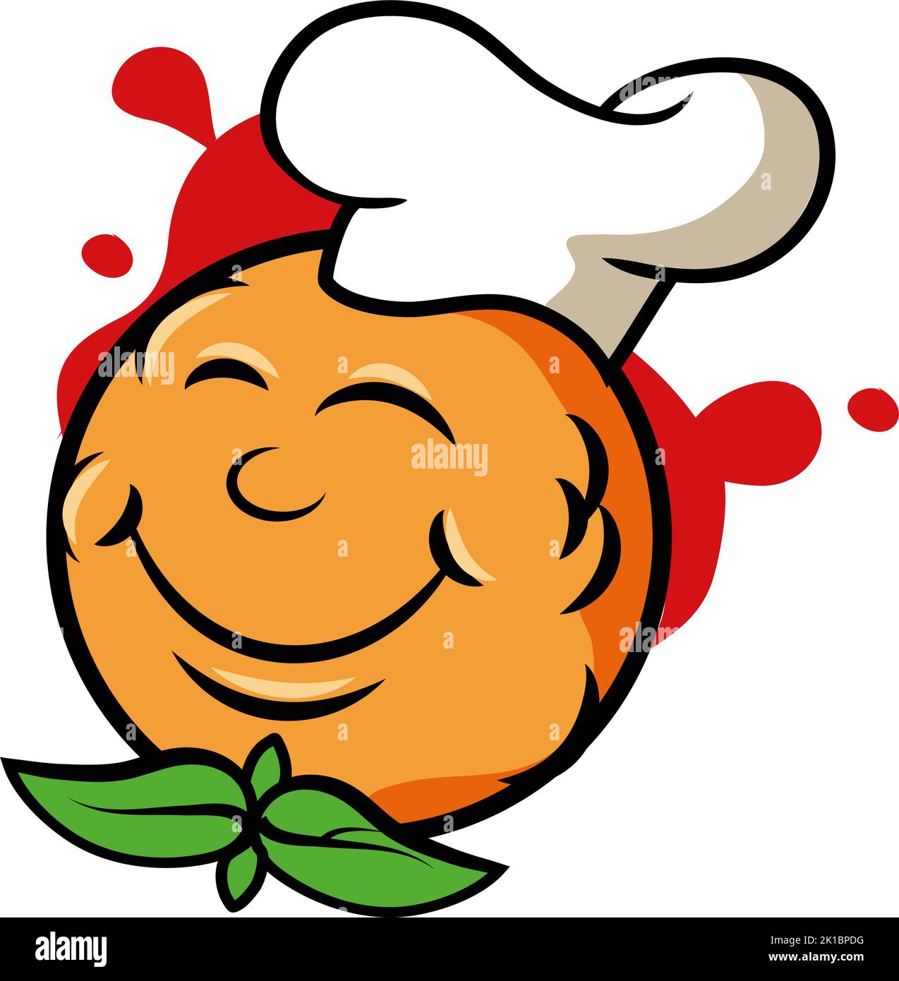 Meatball cartoon. Mascot Character vector Stock Vector