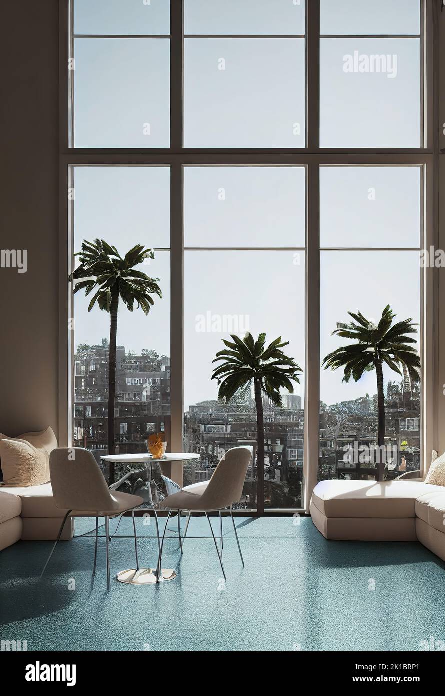 A modern apartment house with huge windows Stock Photo - Alamy
