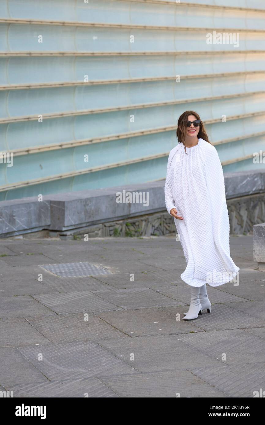 September 17, 2022, Madrid, Madrid, Spain: Barbara Lennie attended 'The Substitute' Photocall during 70th San Sebastian International Film Festival at Kursaal Palace on September 17, 2022 in Donostia / San Sebastian, Spain (Credit Image: © Jack Abuin/ZUMA Press Wire) Stock Photo