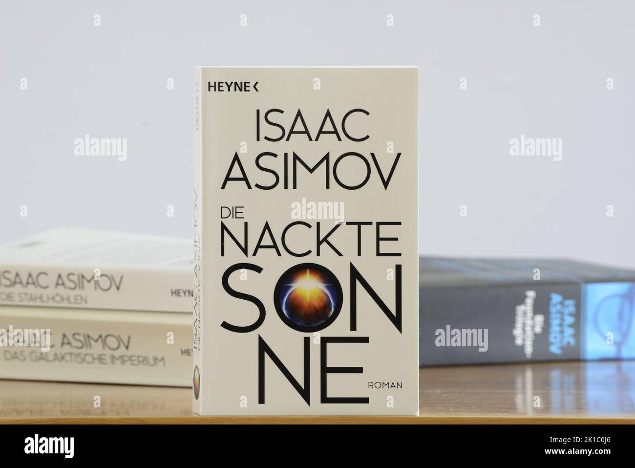 Isaac Asimov The Naked Sun. Note that I do not have a property release on this image and it may be used for editorial only. You cannot use this image Stock Photo