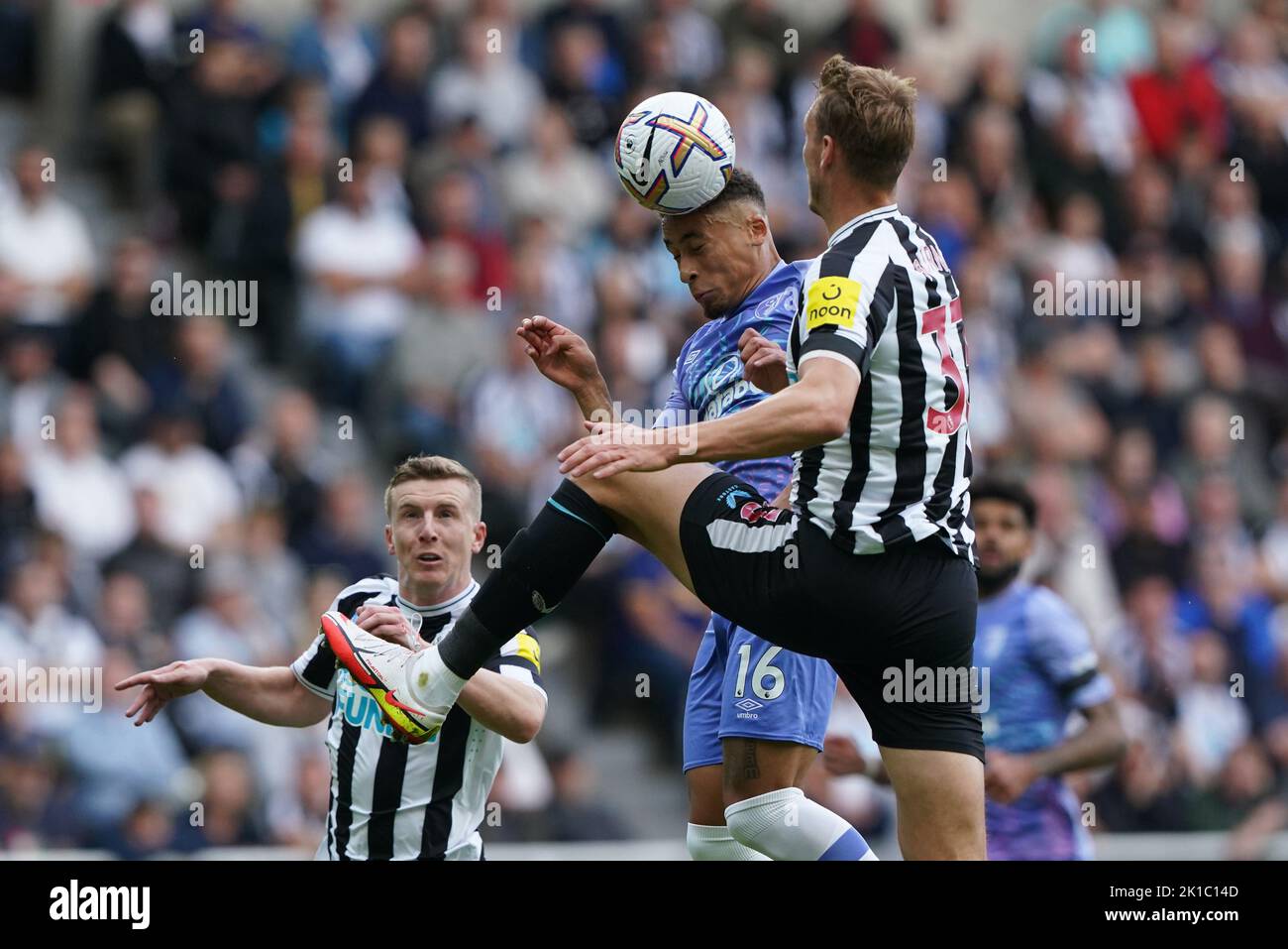 Bournemouth's Marcus Tavernier heads towards goal during the Premier League match at St James' Park, Newcastle. Picture date: Saturday September 17, 2022. Stock Photo