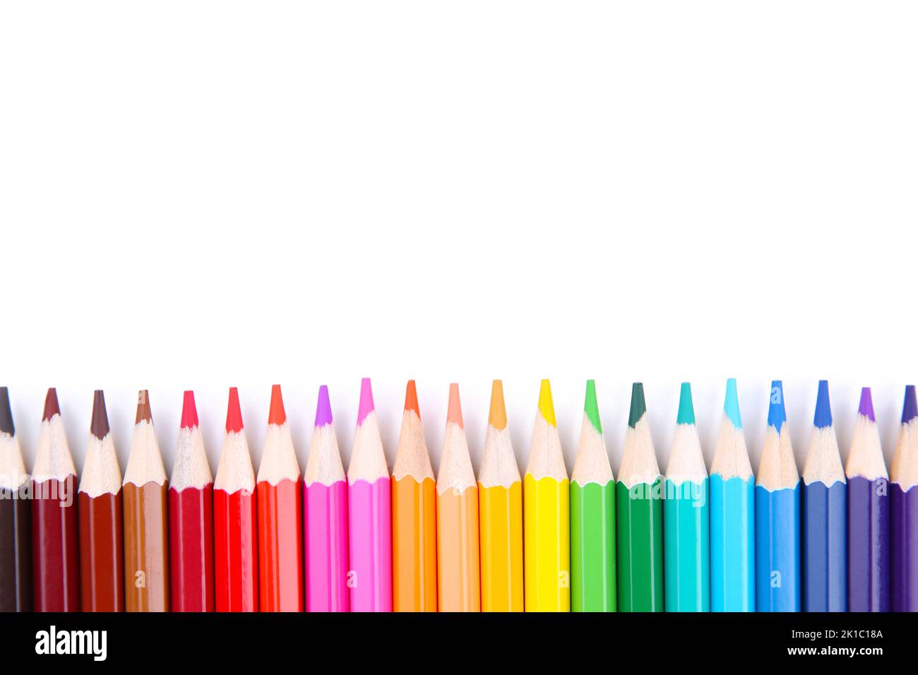 Many Color Pencils Pencil Colors Colorful Stock Photo 1152047327