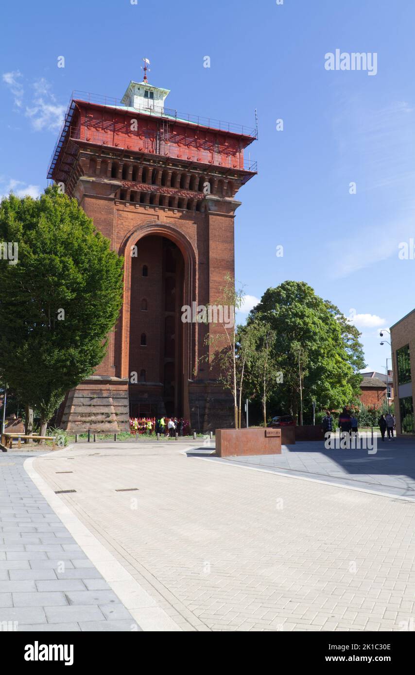 The Victorian water tower in Colchester, known locally as 'Jumbo', has opened up to the public for the first time as part of the annual Heritage Open Days scheme. The tower is the tallest water tower in England and is named after the elephant sold by London Zoo to Barnum's circus in 1882. Stock Photo