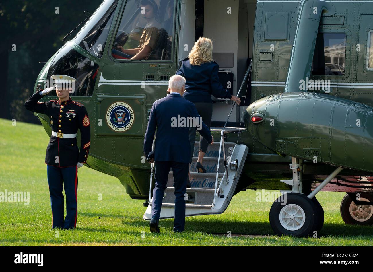 Washington DC, USA . 17th Sep, 2022. President Joe Biden and First Lady ...
