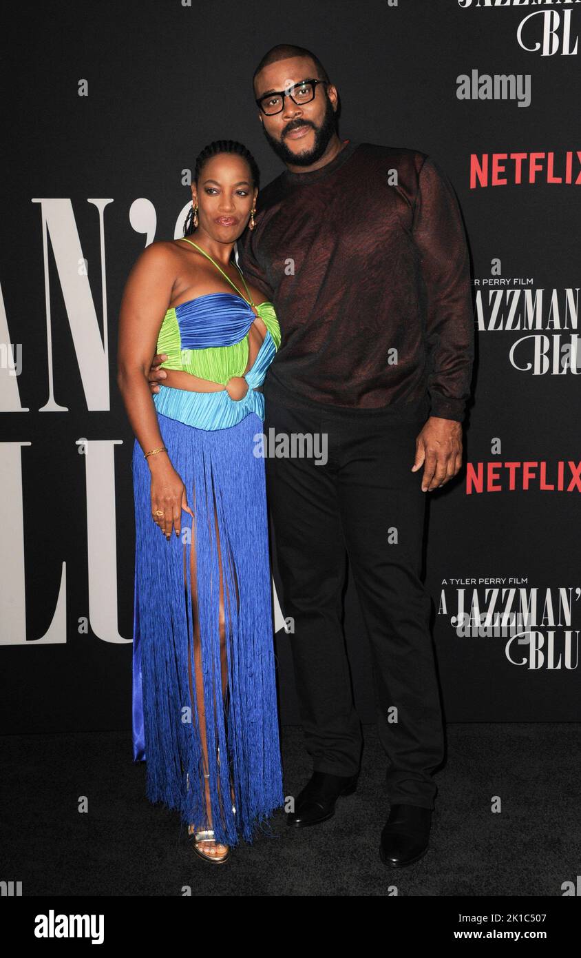 Los Angeles, CA. 16th Sep, 2022. Milauna Jackson, Tyler Perry at