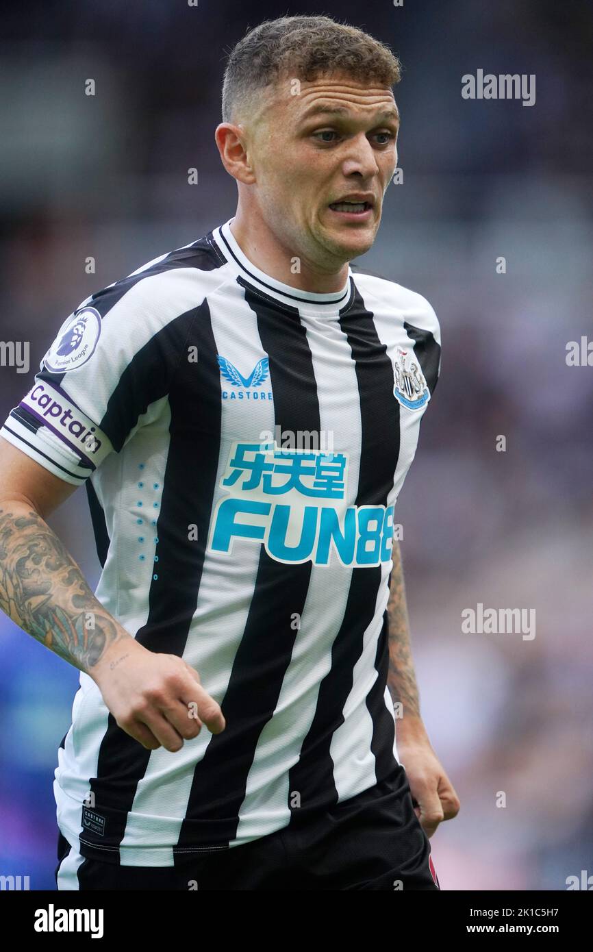 Newcastle United's Kieran Trippier wearing the captain's armband during the Premier League match at St James' Park, Newcastle. Picture date: Saturday September 17, 2022. Stock Photo