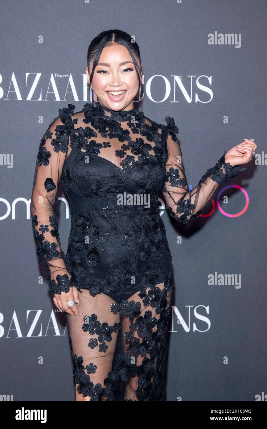 NEW YORK, NEW YORK - SEPTEMBER 09: Lana Condor attends 2022 Harper's