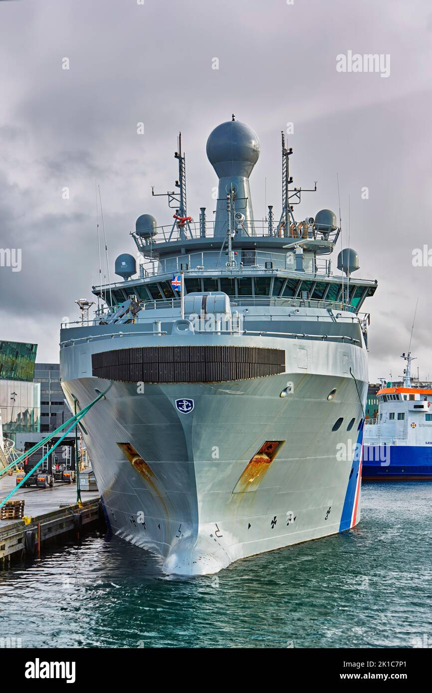 Navy ship, Reykjavik, Reykjavik, 1, Iceland Stock Photo