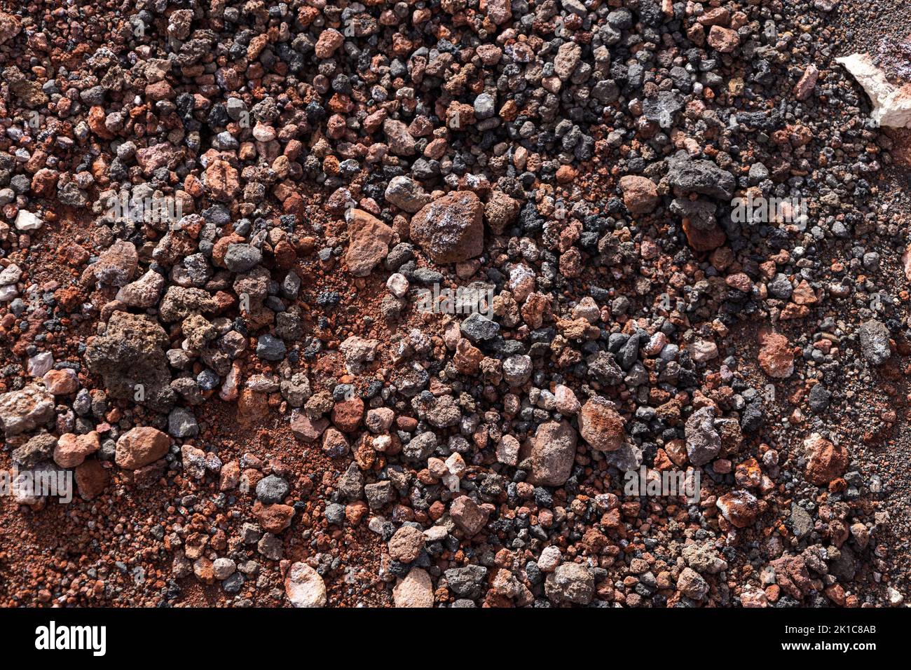Colorful background volcanic rock on Etna volcano in Sicilia Stock ...