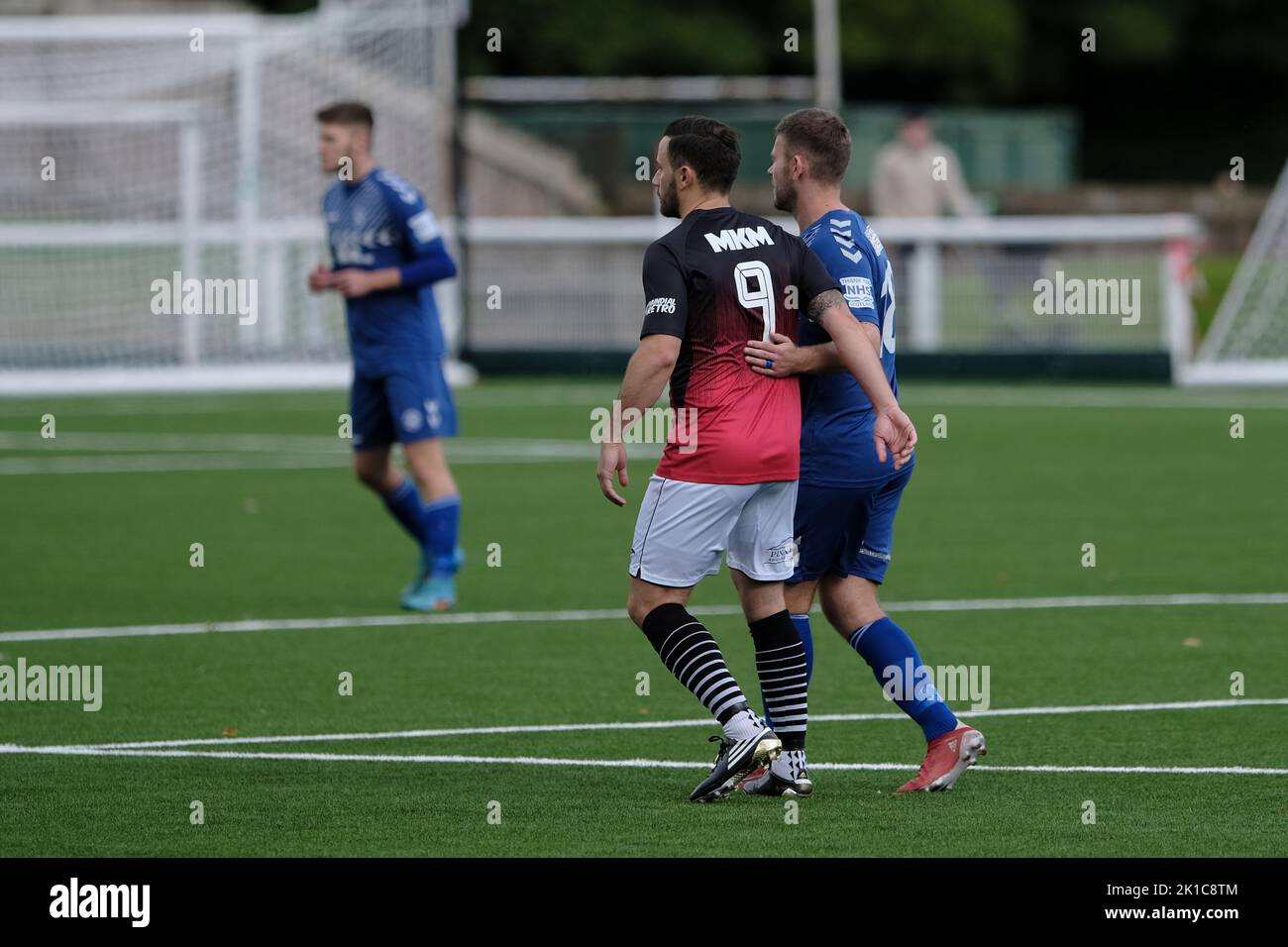 Galashiels, UK, Saturday 17 September 2022 Football - Scottish Cup Round 1 - GALA FAIRYDEAN ROVERS FC vs SAUCHIE JUNIORS FOOTBALL CLUB Action from the first half. Gala Fairydean Rovers striker Zander Murray has become the first Scottish senior footballer to come out as gay. He is the first openly gay player in the men's professional ranks in Scotland since Justin Fashanu with Airdrie and Hearts in the mid-1990s. The 30-year-old Lowland League player follows the example of referees Craig Napier and Lloyd Wilson in June. Credit: Rob Gray/Alamy Live News Stock Photo