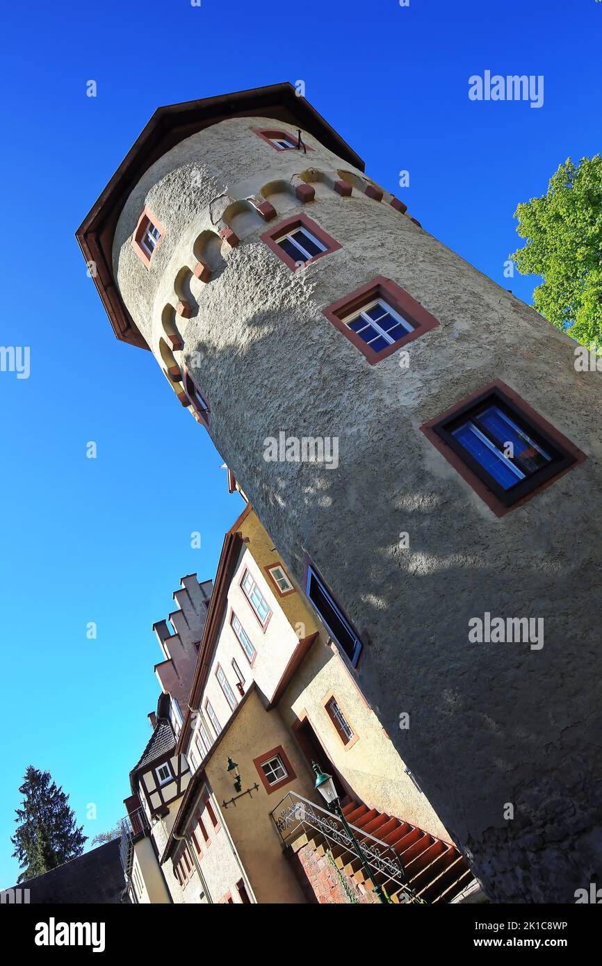 Old historic building in Tauberbischofsheim, Main-Tauber district ...