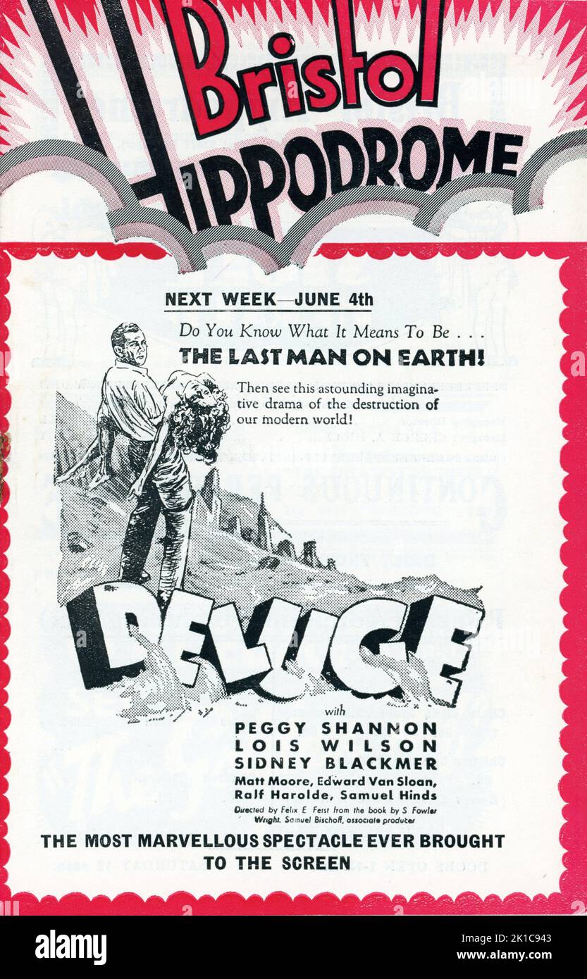 PEGGY SHANNON LOIS WILSON and SIDNEY BLACKMER in DELUGE 1933 director