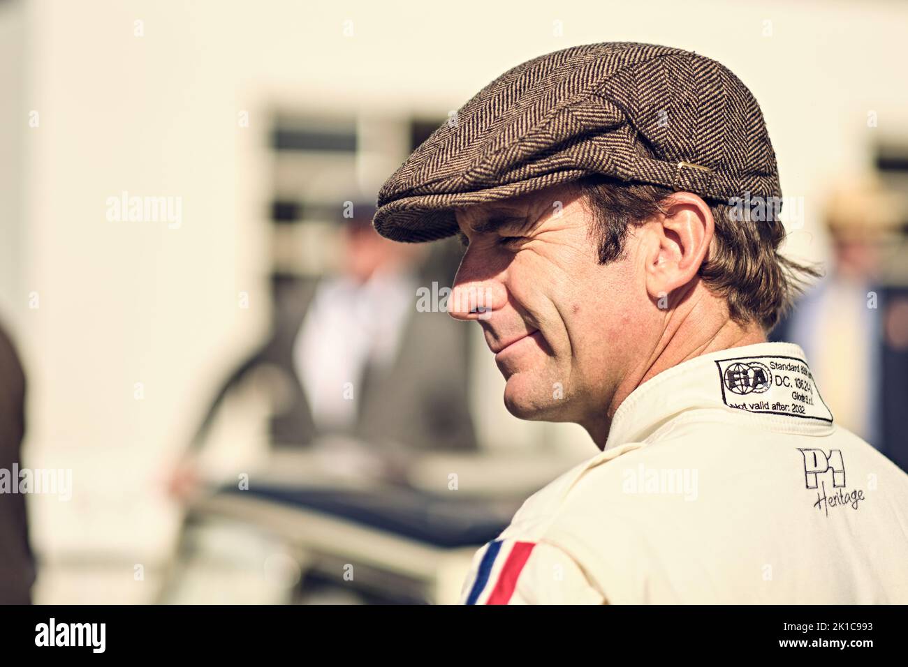 Goodwood, Chichester, UK. 17th Sept, 2022. 24 Hours of Le Mans winner Romain Dumas during the 2022 Goodwood Revival (Photo by Gergo Toth / Alamy Live News) Stock Photo