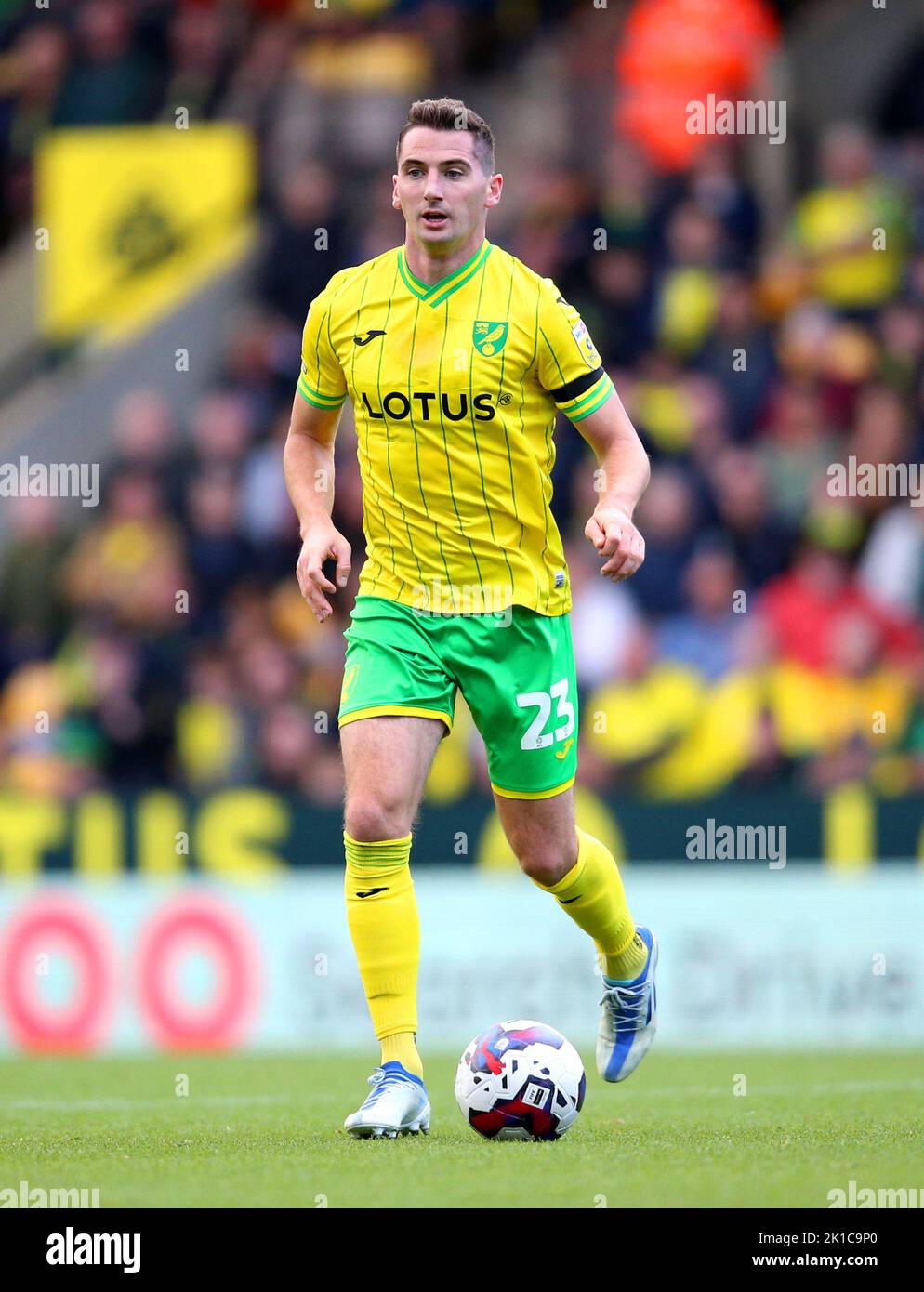 Norwich City's Kenny McLean during the Sky Bet Championship match at Carrow Road, Norwich. Picture date: Saturday September 17, 2022. Stock Photo