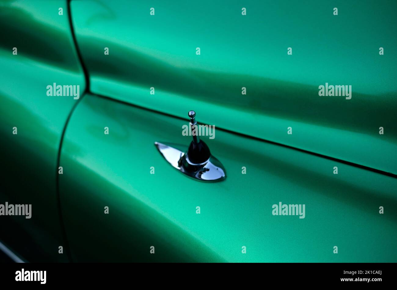 Classic car, vintage car, aerial on mudguard, Chevrolet Bel Air 1951