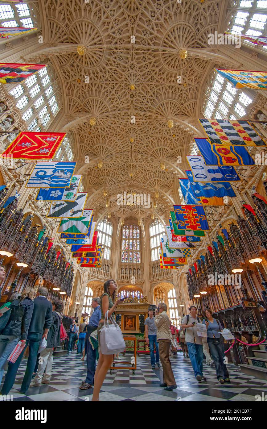 Westminster Abbey London Interior England, United Kingdom Stock Photo