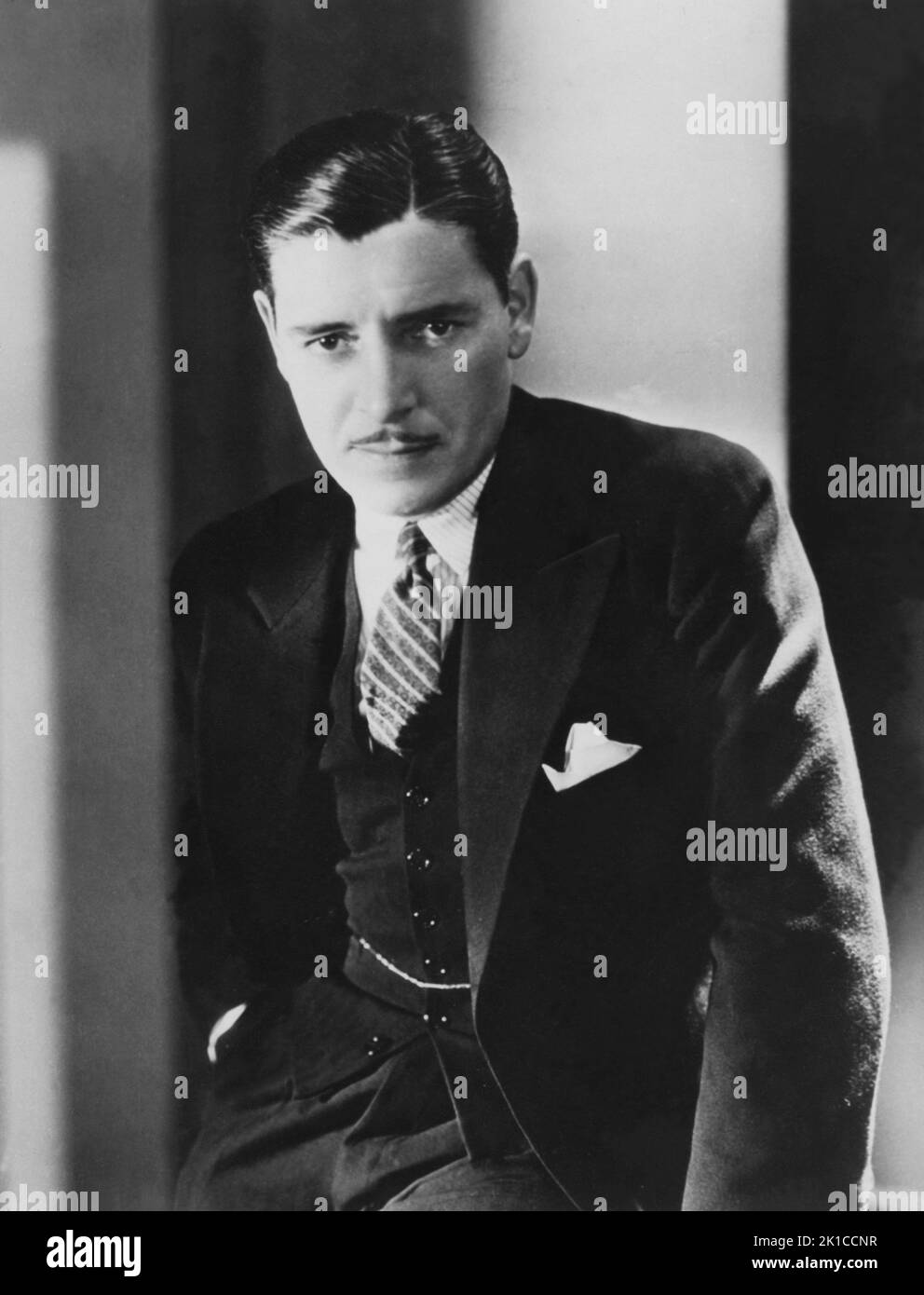 Ronald Colman (1891-1958), actor de cine británico. Stock Photo