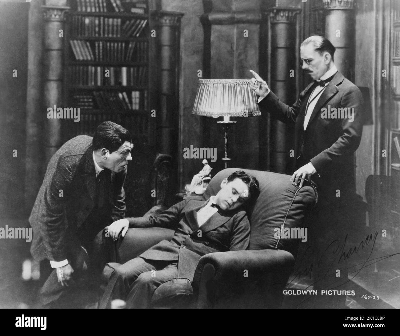 Lon Chaney (1883-1930), actor de cine estadounidense. Fotografia de Goldwyn Pictures. Stock Photo