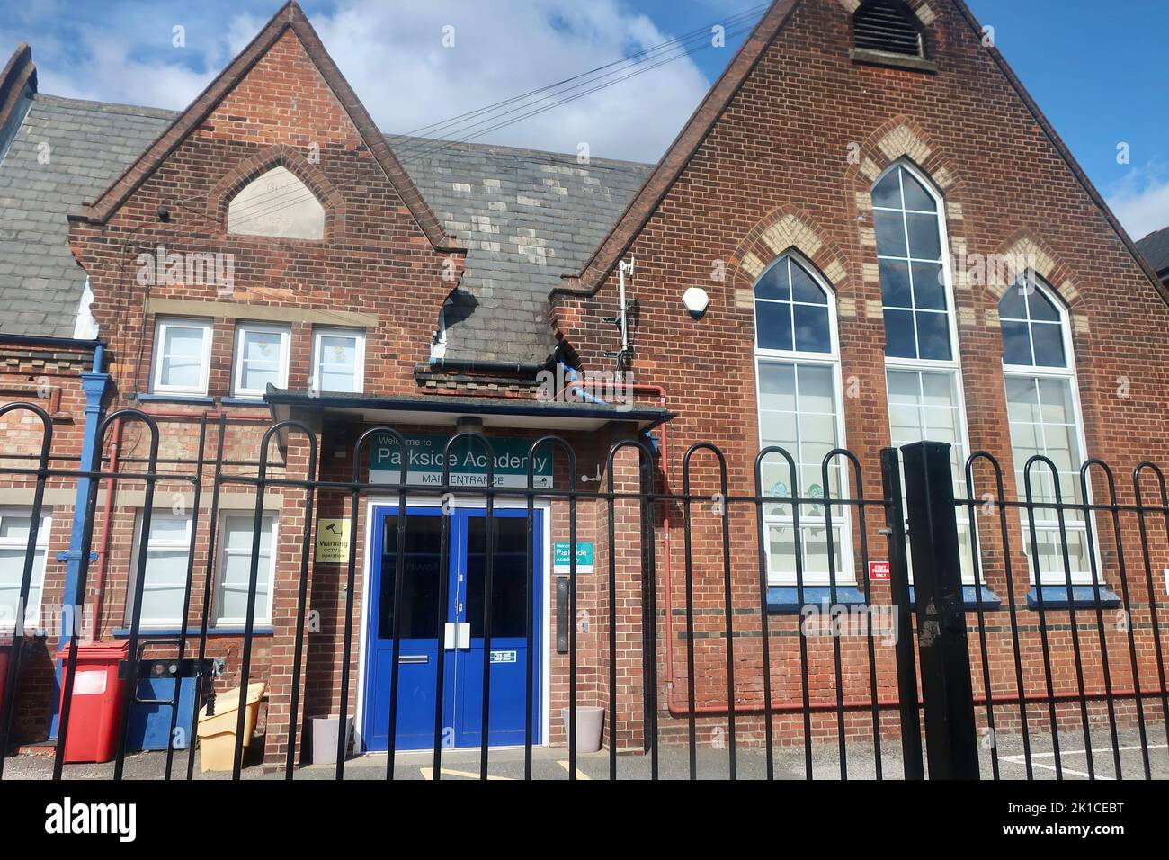 Ipswich, Suffolk, UK - 17 September 2022 : Parkside Academy, Spring Road. Caters for students outside of mainstream education. Stock Photo