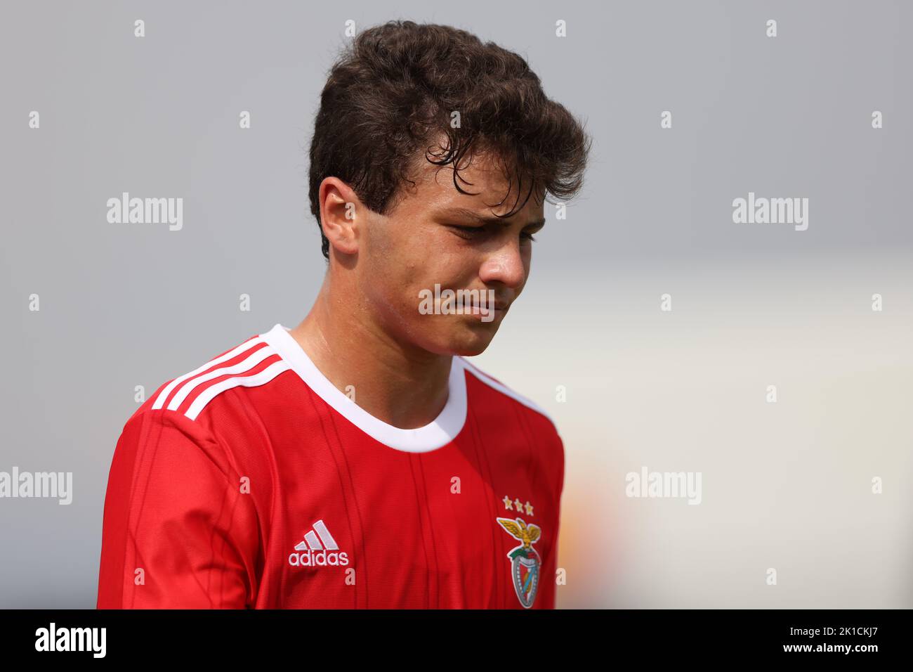 Vinovo, Italy, 14th September 2022. Joao Neves of SL Benfica reacts during the UEFA Youth League match at Juventus Training Centre, Vinovo. Picture credit should read: Jonathan Moscrop / Sportimage Stock Photo