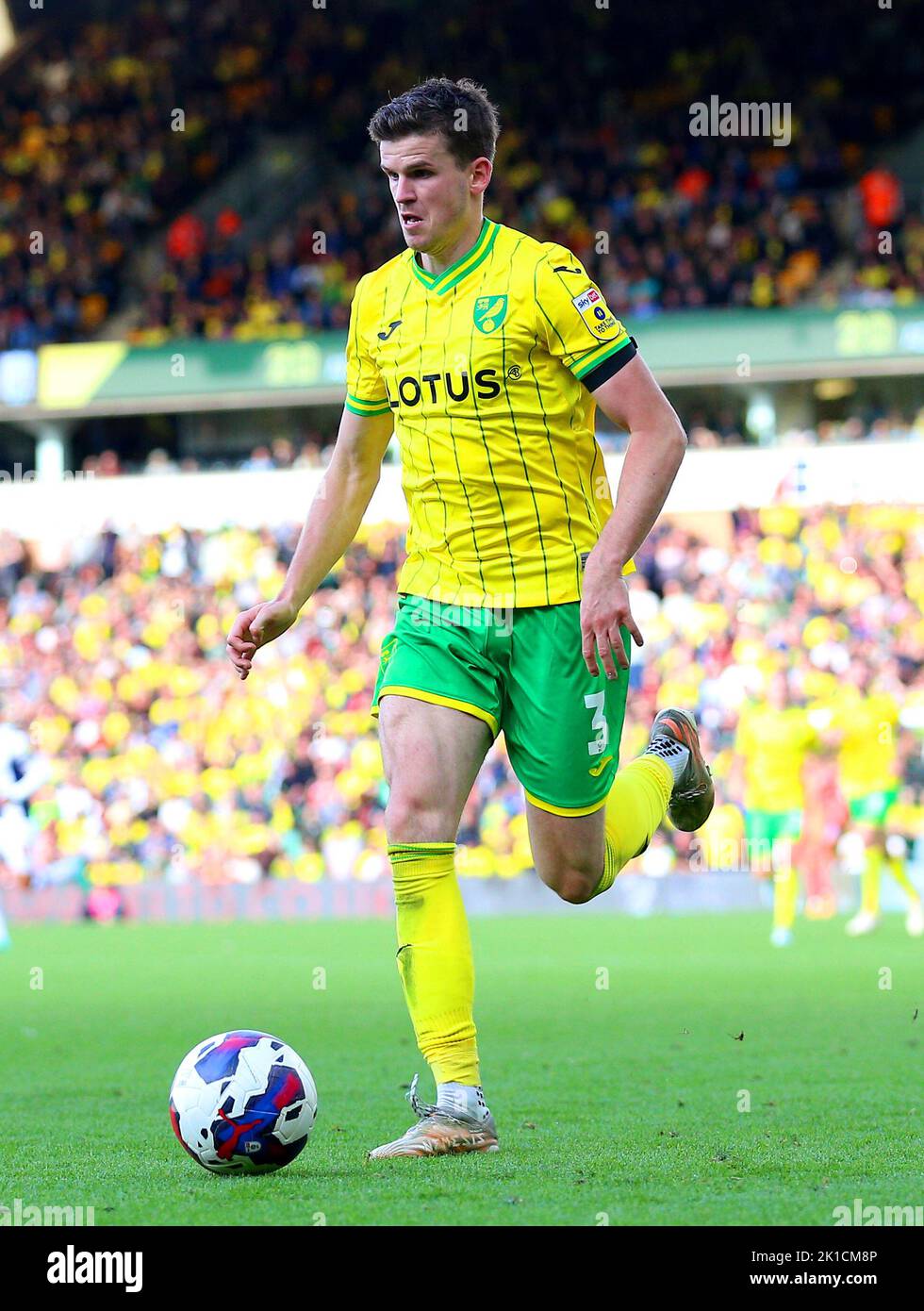 Norwich City's Sam Byram during the Sky Bet Championship match at Carrow Road, Norwich. Picture date: Saturday September 17, 2022. Stock Photo