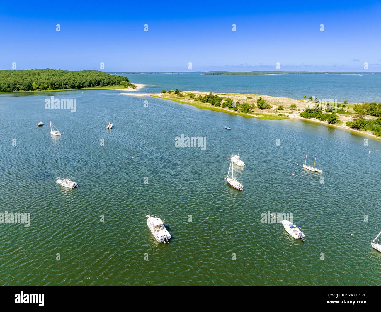 Aerial images of Northwest harbor county park Stock Photo Alamy