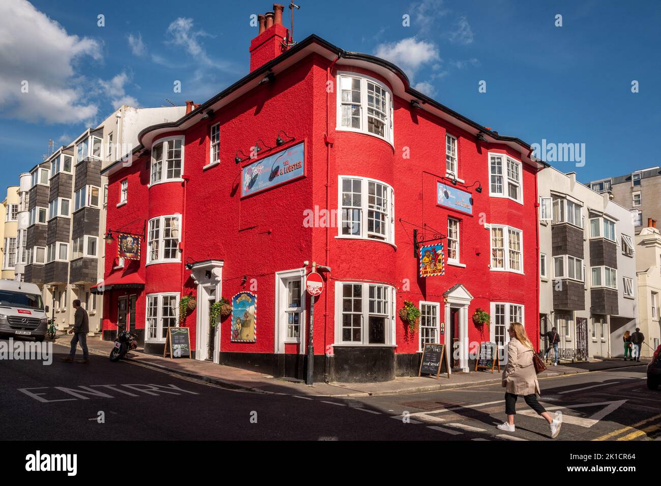 Brighton, September 17th 2022 The brightlycoloured Lion and Lobster