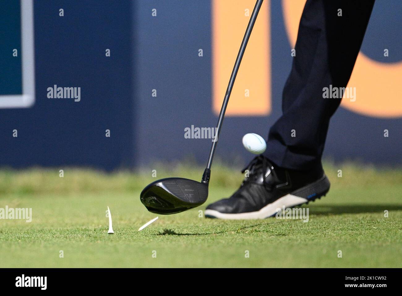 Rome, Italy. 17th Sep, 2022. Ball during the DS Automobiles Italian Golf Open 2022 at Marco Simone Golf Club on September 17, 2022 in Rome Italy. Credit: Independent Photo Agency/Alamy Live News Stock Photo