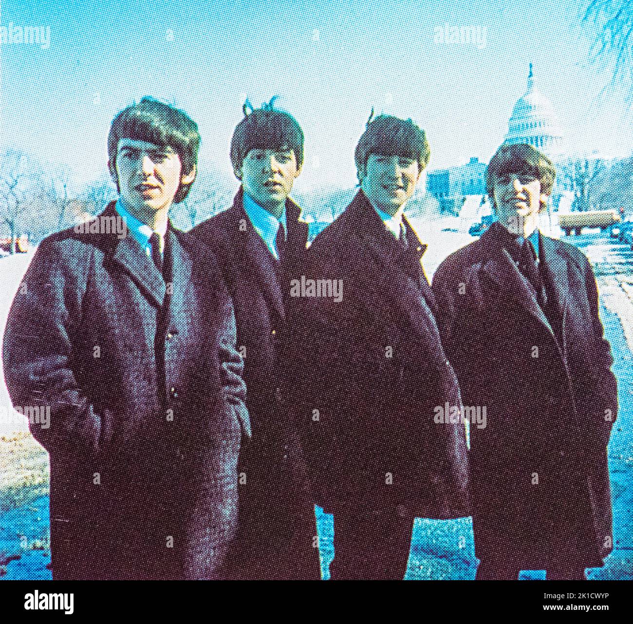 EMI CD  Disc Booklet - The Beatles /1962-1966. Stock Photo