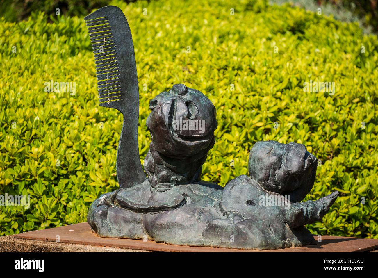 Joan Miró (Spanish, 18931983), Personnage et oiseau, 1978, sand cast