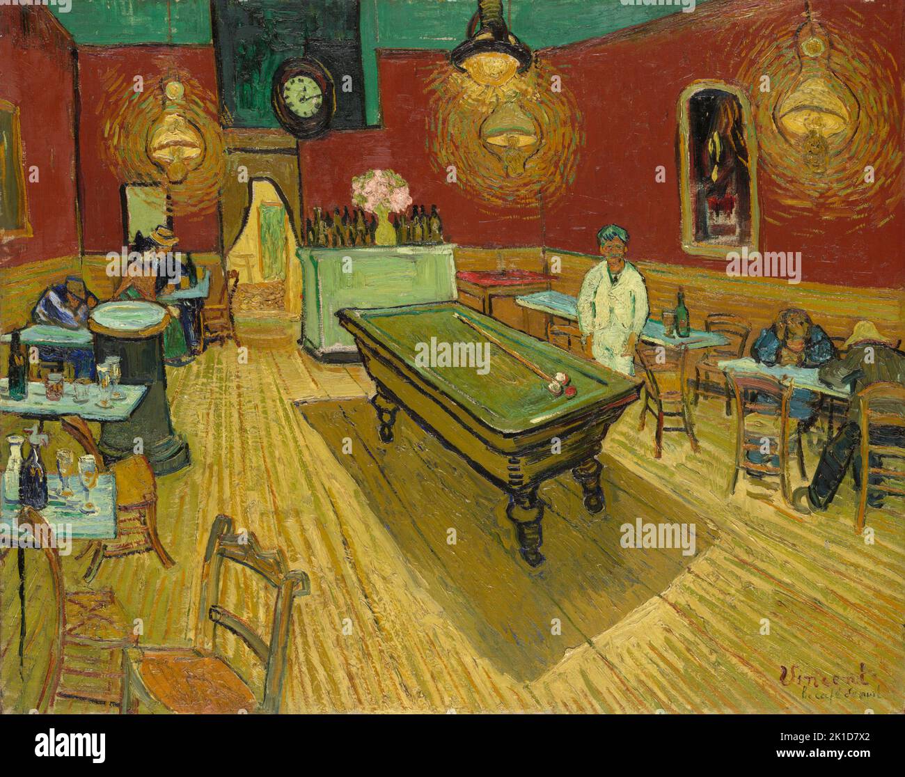 Le café de nuit (The Night Café). Vincent van Gogh. 1888 Stock Photo Alamy