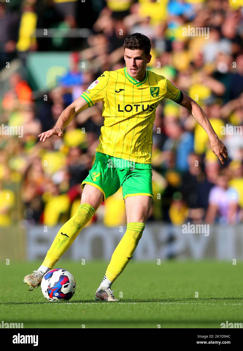 Norwich City's Sam Byram during the Sky Bet Championship match at Carrow Road, Norwich. Picture date: Saturday September 17, 2022. Stock Photo