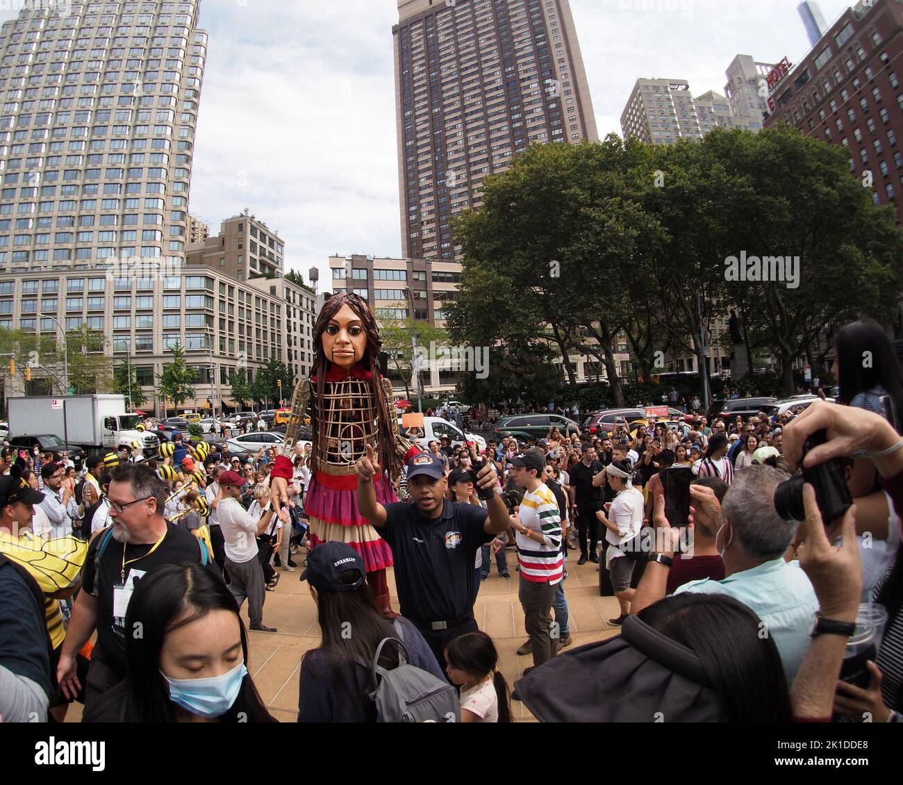 New York, NY, USA. 17th Sep, 2022. Little Amal ""” a 12foottall