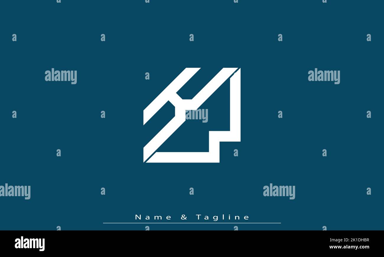 Alphabet letters Initials Monogram logo KW , WK Stock Vector