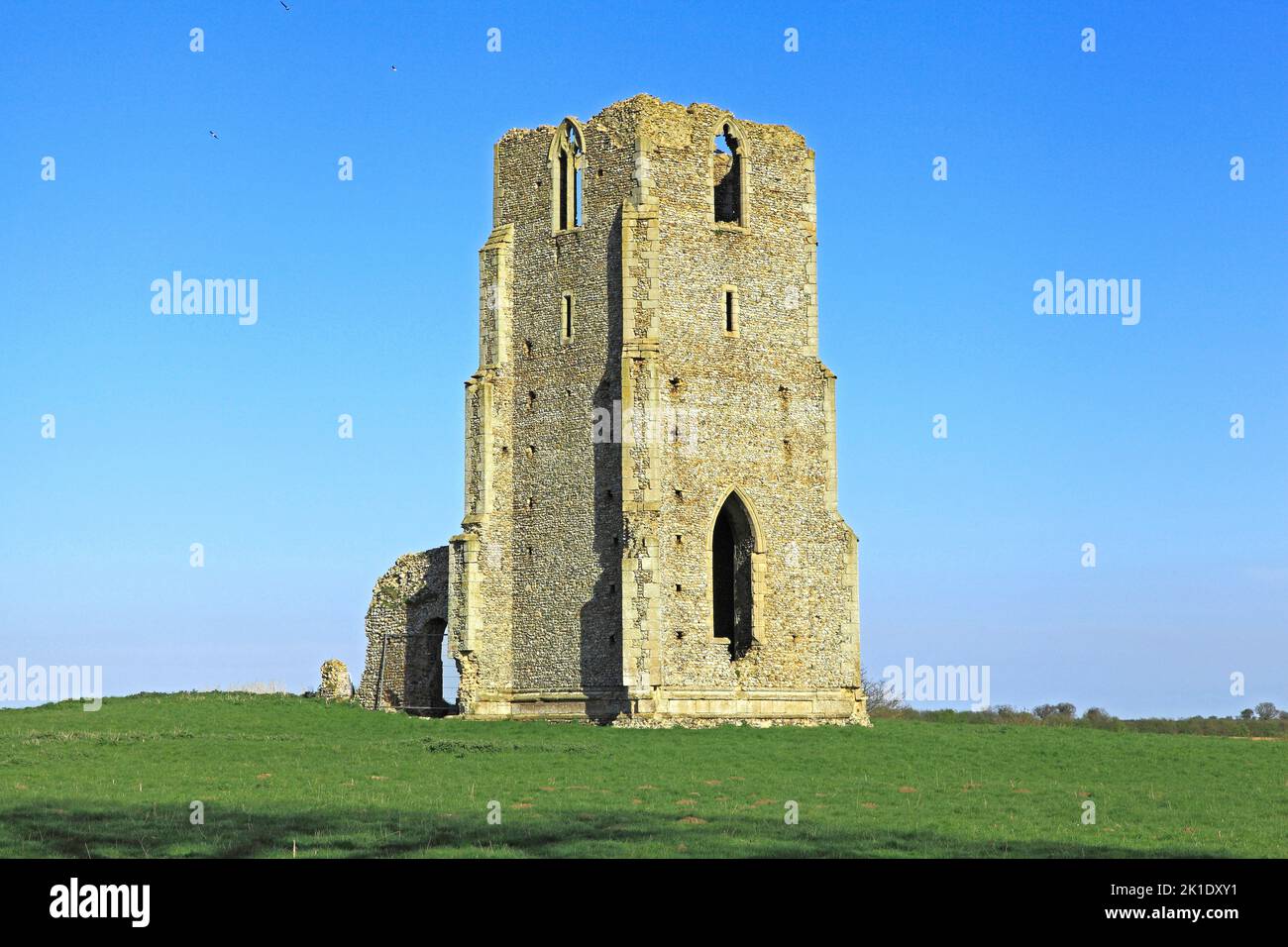 Egmere, Norfolk, England, ruined church, lost village, UK Stock Photo