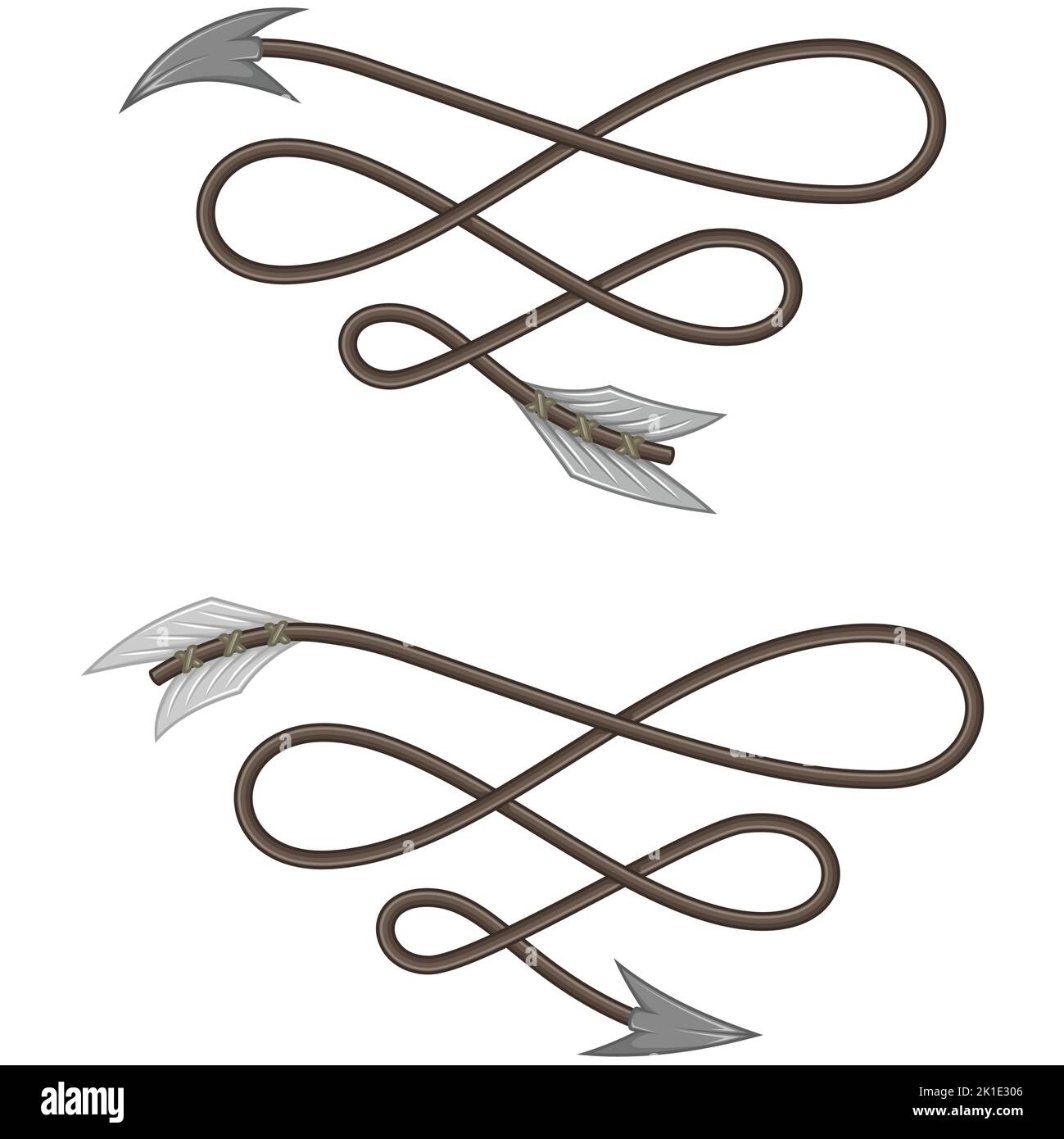 curved-arrow-vector-design-to-decorate-a-text-title-stock-vector-image