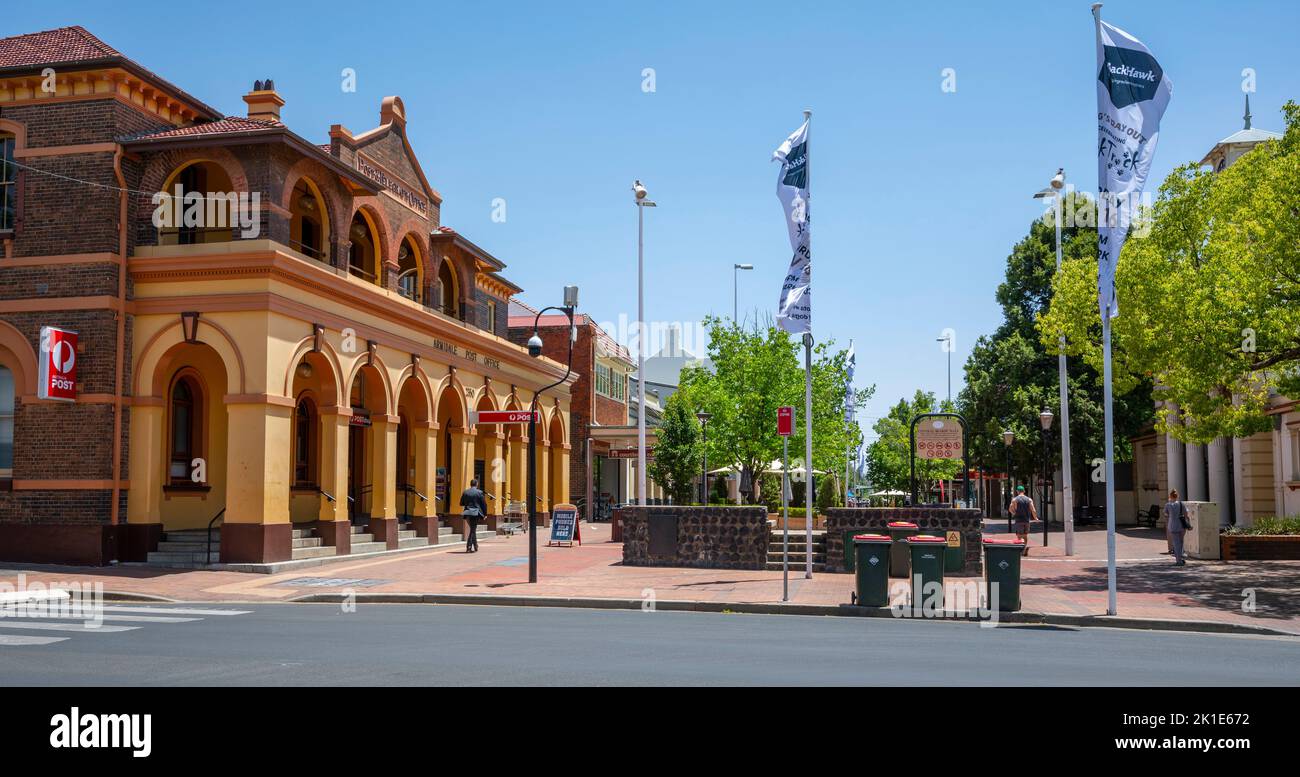 The old court house and post office in Armidale main street in northern new south wales