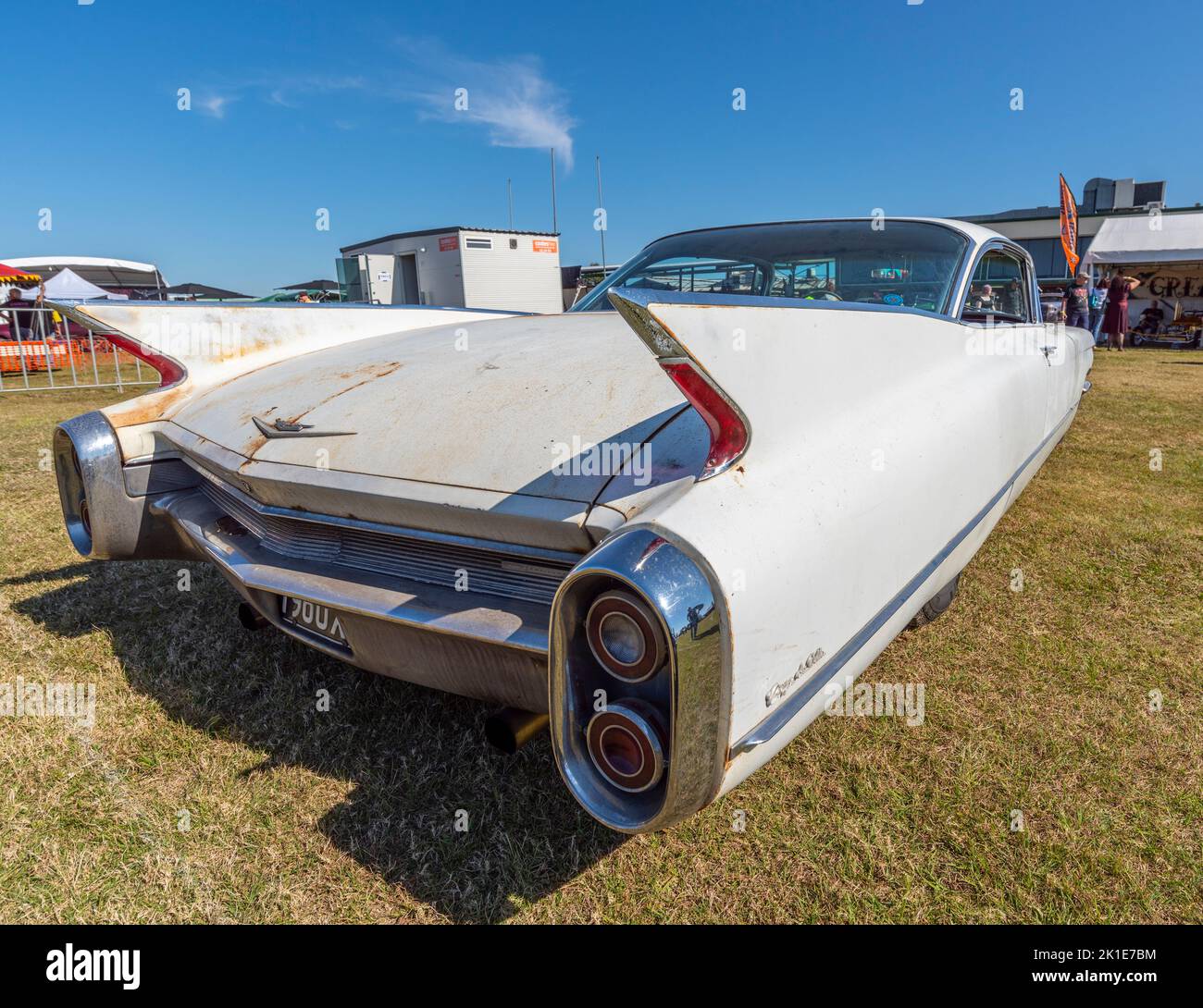 1960 Cadillac Coupe de Ville, yet to be restored, on show near Brisbane Stock Photo