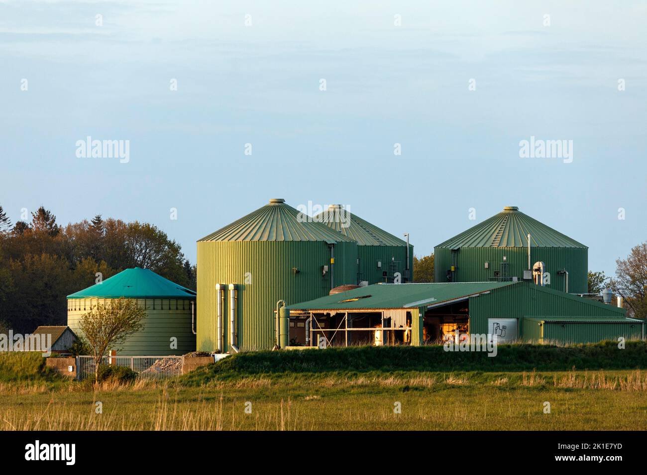 Biogas plant Stock Photo