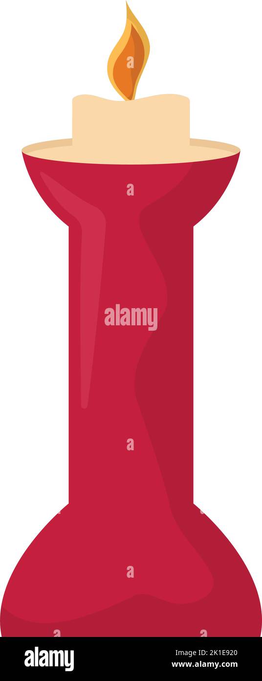 red candle design Stock Vector Image & Art Alamy