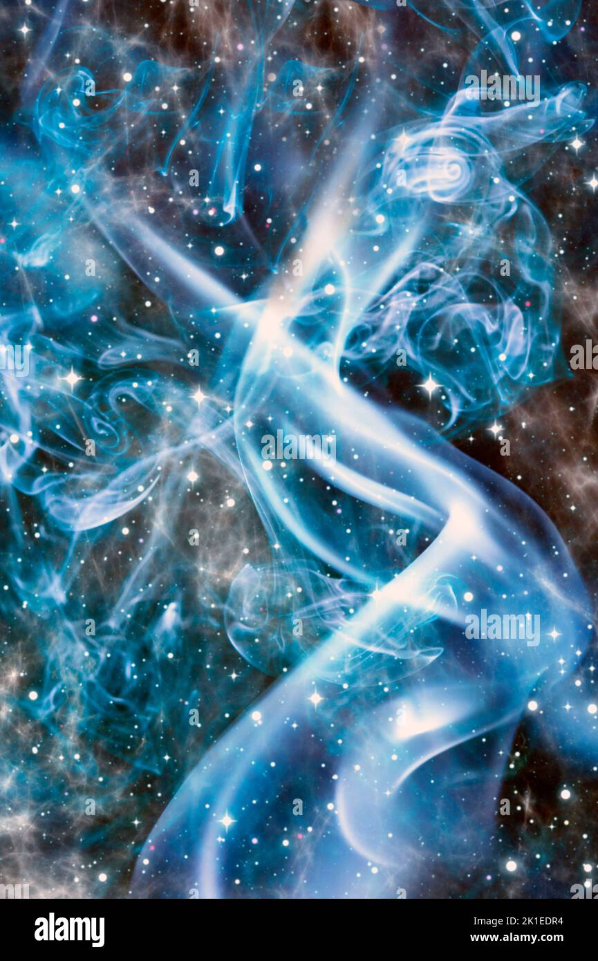 blue abstract background Stock Photo