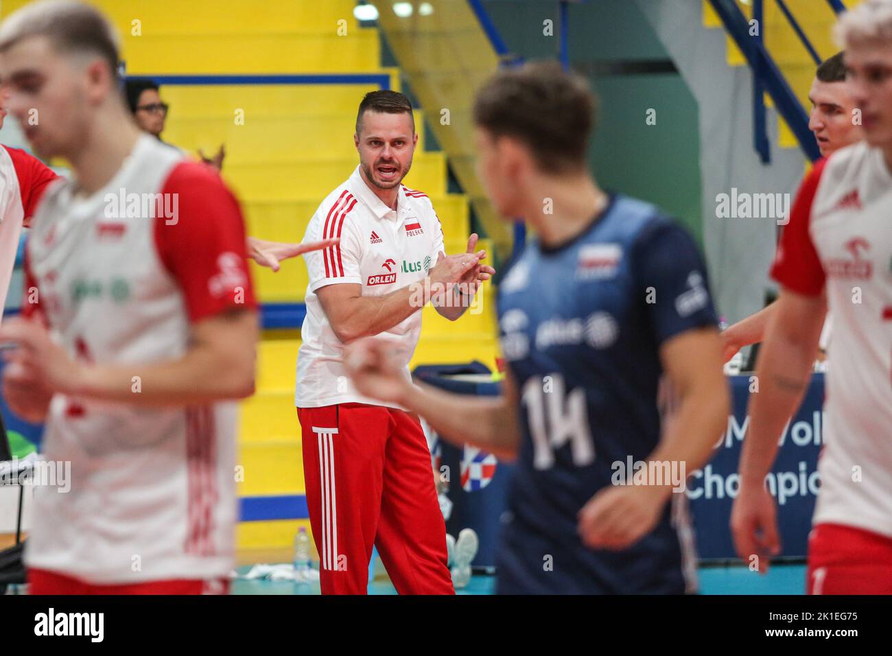 Mateusz Grabda (Pol) Head coach of Poland national team. during U20