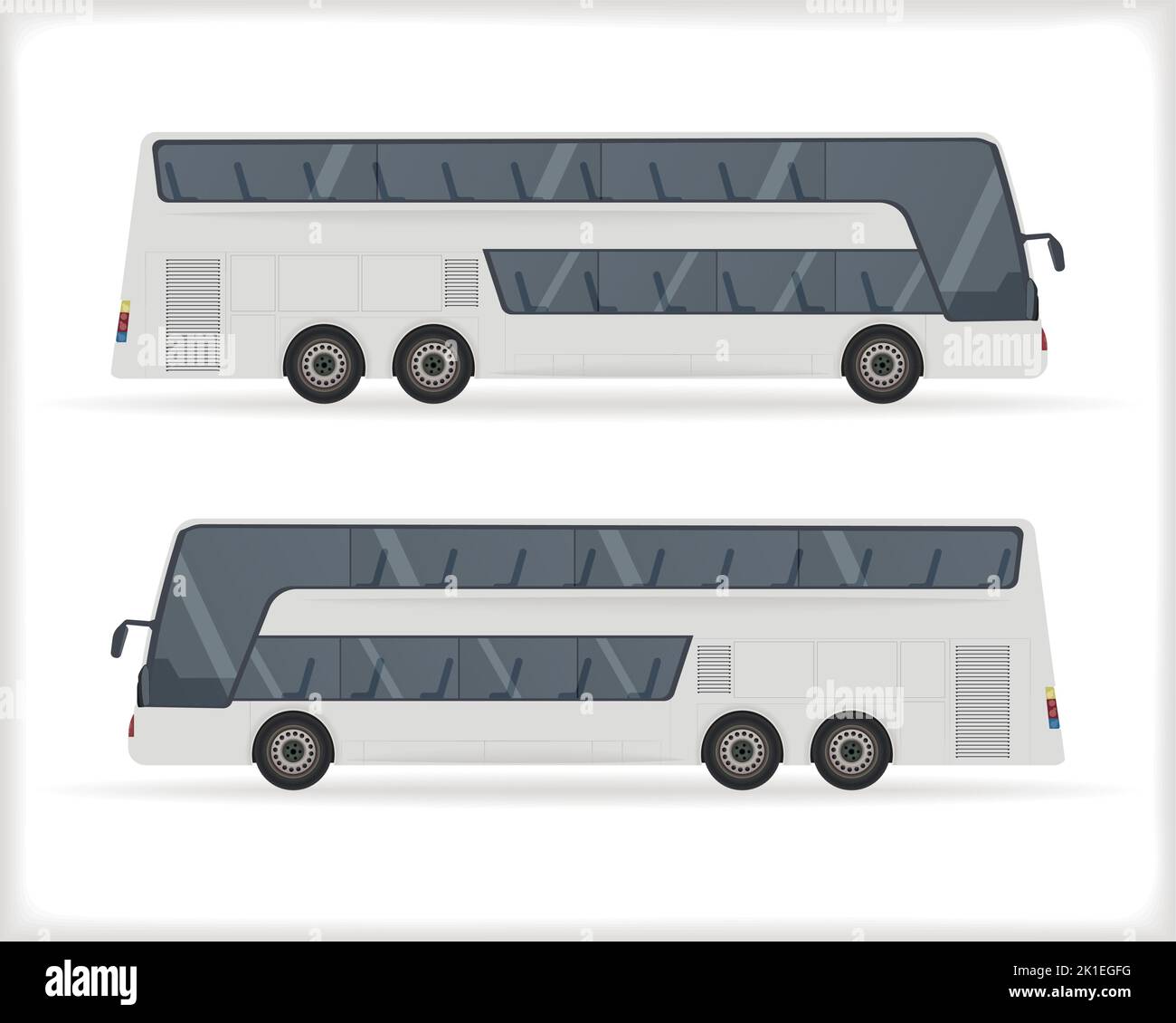 Buses side view Stock Vector Images - Alamy