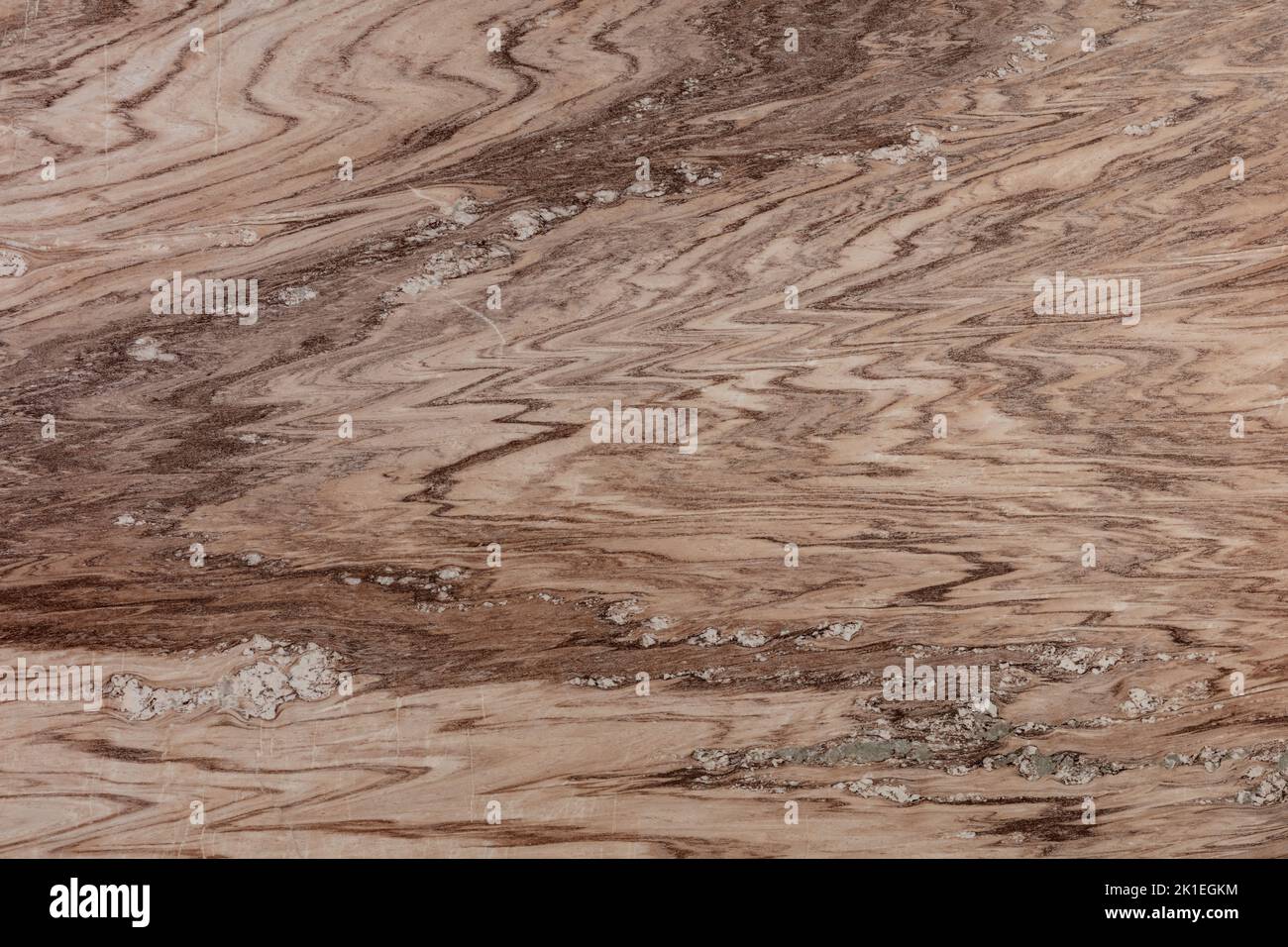 Marble Palissandro Oniciato background, texture for new design work. Soft beige, brown matt Italian stone pattern for interior, exterior home Stock Photo