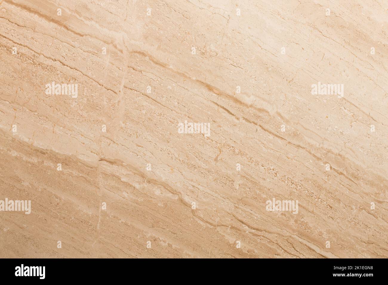 Daino reale natural marble stone texture. Extra soft beige, brown natural material texture, photo of slab. Glossy pattern for exterior home decoration Stock Photo