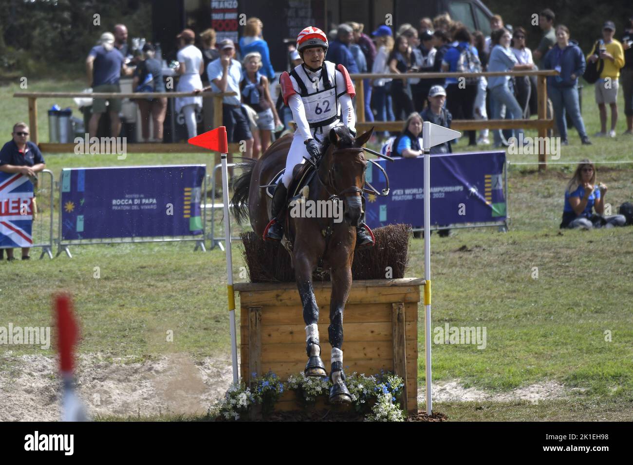 Toshiyuki Tanaka (JPN) riding Swiper JRA during the crosscountry